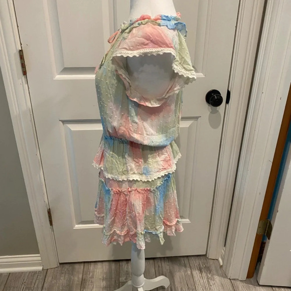 We're All Pretty Girls Tiered Dress Multicolor pastel 16786 - Picture 10 of 16
